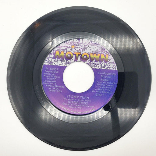 Diana Ross It's My Turn 45 RPM Single Record Motown 1980 M 1496F 1