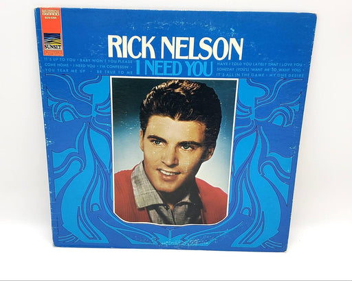 Ricky Nelson I Need You LP Record Sunset Records 1968 SUS-5205 1