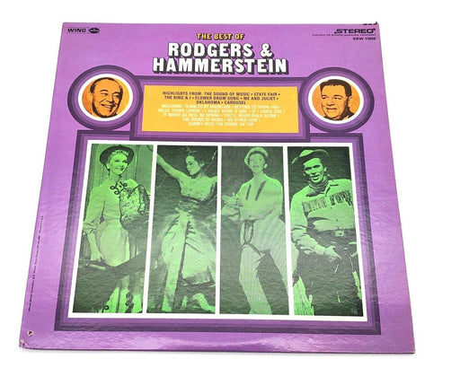 Rodgers & Hammerstein Sound Of Music, The King & I 33 RPM LP Record Wings 1