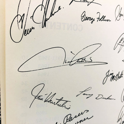 1970 Indy 500 Autographs 32 Total Mario Andretti AJ Foyt Peter Revson Johncock Unser Granatelli Rutherford 2