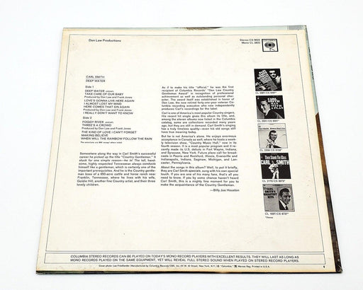 Carl Smith Deep Water 33 RPM LP Record Columbia 1967 CS 9622 2