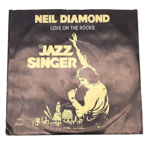 Neil Diamond Love On The Rocks 45 RPM Single Record Capitol Records 1980 4939 2