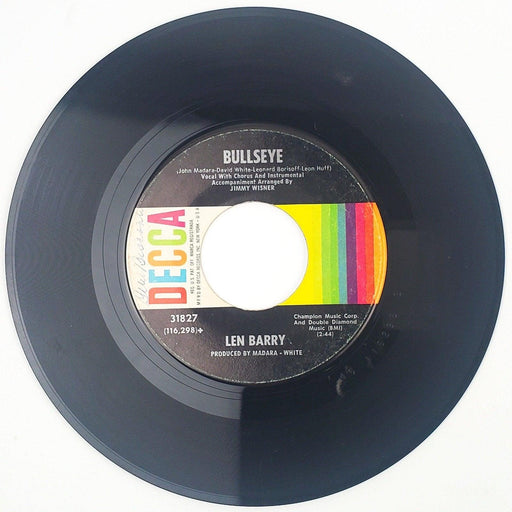 Len Barry 1 - 2 - 3 Record 45 RPM Single 31827 Decca 1965 2