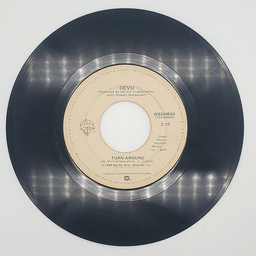 Devo Whip It 45 RPM Single Record Warner Bros. 1980 WBS49550 1