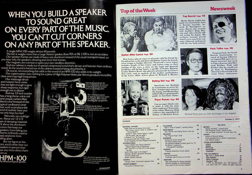 Newsweek Magazine Oct 3 1977 Drug Smuggling New England Jimmy Carter Energy Bill 2