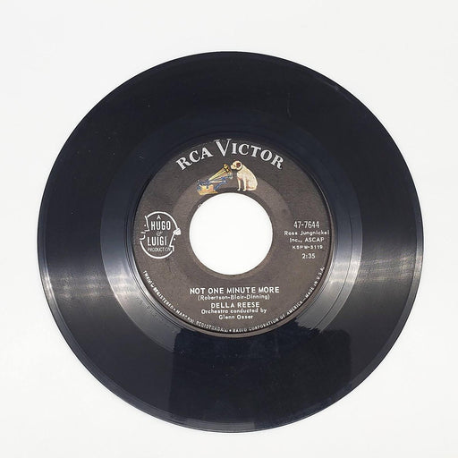 Della Reese Not One Minute More 45 RPM Single Record RCA Victor 1959 47-7644 1