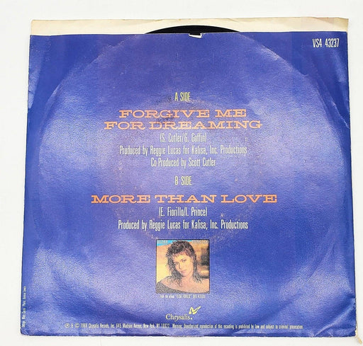 Elisa Fiorillo Forgive Me For Dreaming 45 RPM Single Record Chrysalis 1988 2