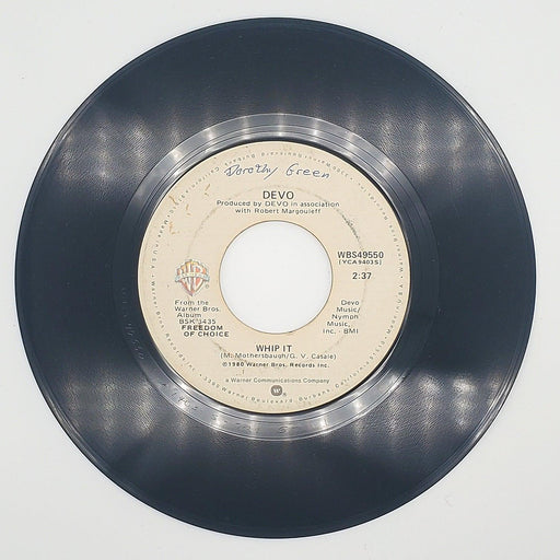 Devo Whip It 45 RPM Single Record Warner Bros. 1980 WBS49550 2