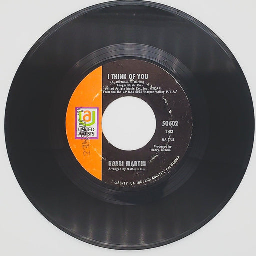 Bobbi Martin For The Love Of Him Record 45 RPM Single 50602 United Artists 1969 2