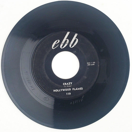 Hollywood Flames Buzz-Buzz-Buzz Record 45 RPM Single 119 Ebb 1957 1