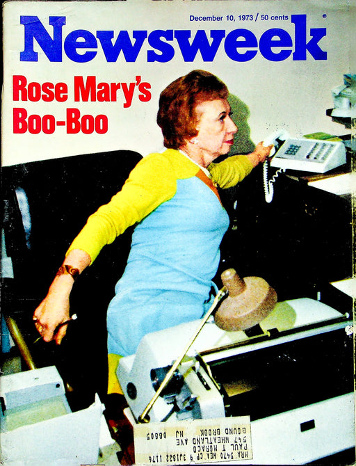 Newsweek Magazine December 10 1973 Rose Mary President Nixons Secretary Mistake 1