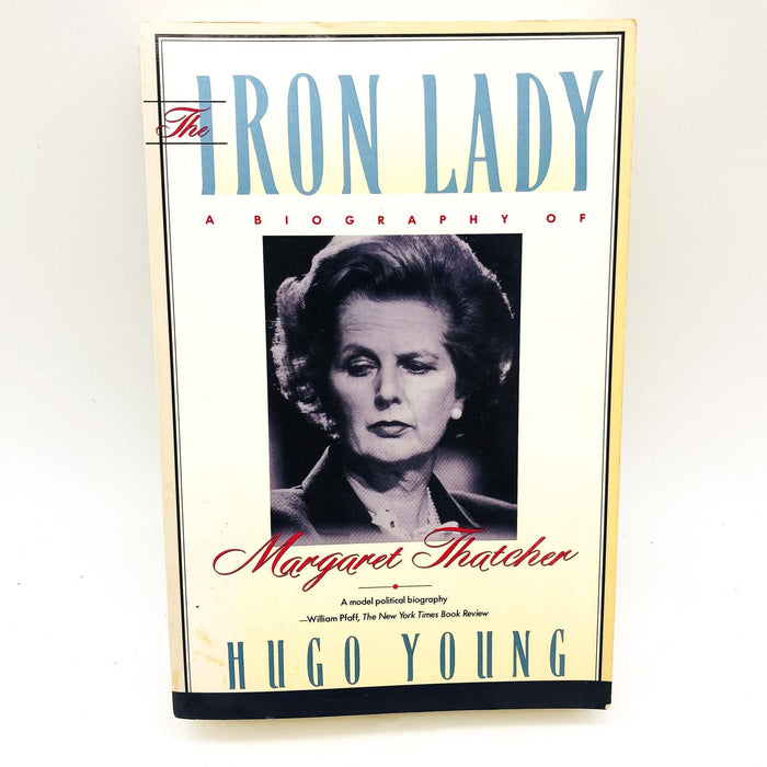 The Iron Lady Margaret Thatcher Paperback Hugo Young 1990 Prime Minister England 1