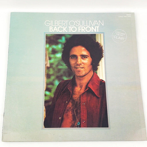 Gilbert O'Sullivan Back To Front Record 33 RPM LP MAM-5 MAM 1972 w/ Lyrics 1