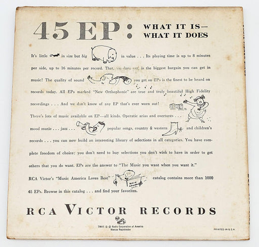 Eddie Fisher Eddie Fisher Sings 45 RPM 2x EP Record RCA Victor 1952 EPB 3025 2