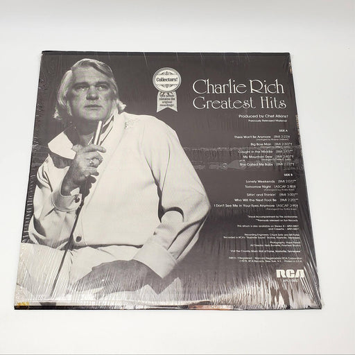 Charlie Rich Greatest Hits LP Record RCA Victor 1975 APL1-0857 IN SHRINK 2