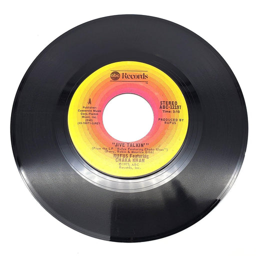 Rufus & Chaka Khan Jive Talkin' 45 RPM Single Record ABC Records 1975 ABC-12197 1