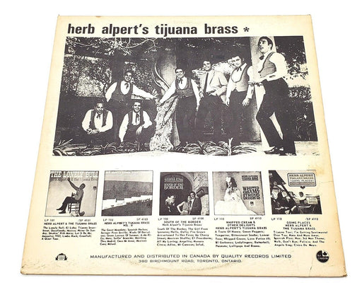 Herb Alpert & The Tijuana Brass Volume 2 33 RPM LP Record A&M 1963 SP 103 Copy 1 2