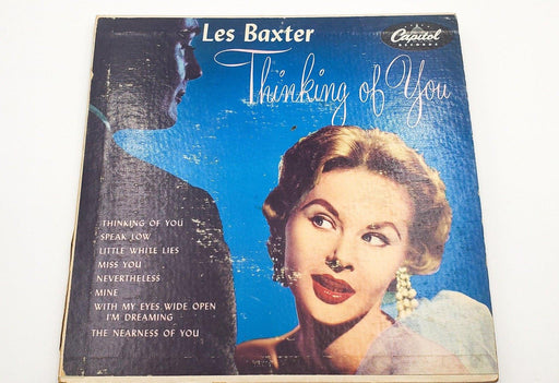 Les Baxter Thinking Of You Record 45 RPM 2x EP EBF-474 Capitol Records 1954 1