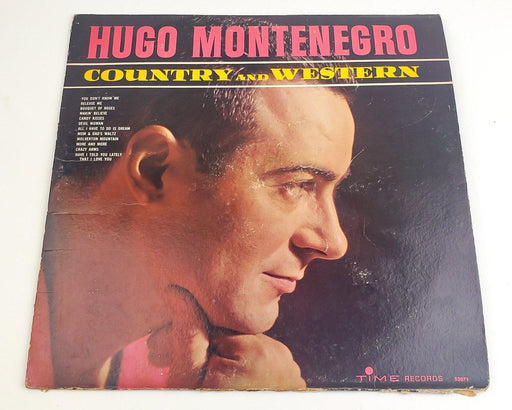 Hugo Montenegro Country And Western 33 RPM LP Record Time Records 1963 52071 1