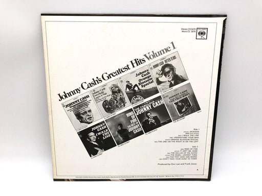 Johnny Cash Greatest Hits Vol. 1 Record 33 RPM LP CS 9478 Columbia 1967 2