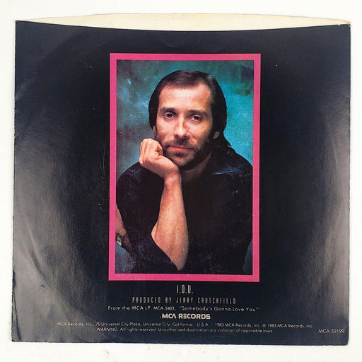 Lee Greenwood IOU Record 45 RPM Single MCA-13897 MCA Records 1983 2
