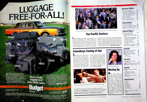 Newsweek Magazine February 22 1988 Pacific Century Japan Dominates World Economy 2