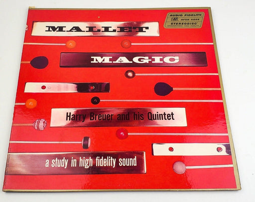 Harry Breuer and His Quintet Mallet Magic 33 RPM LP Record 1958 Gatefold 1