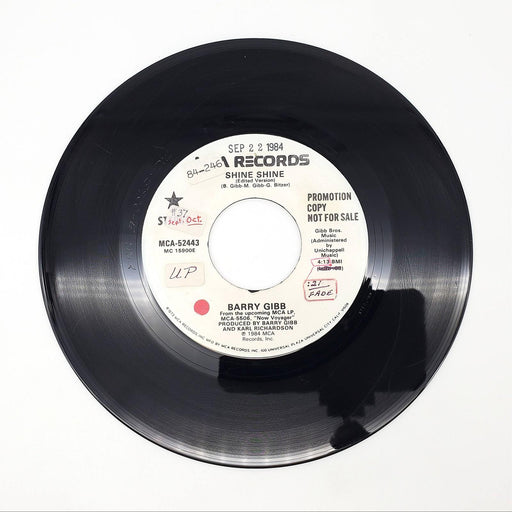 Barry Gibb Shine Shine Single Record MCA Records 1984 MCA-52443 PROMO 2