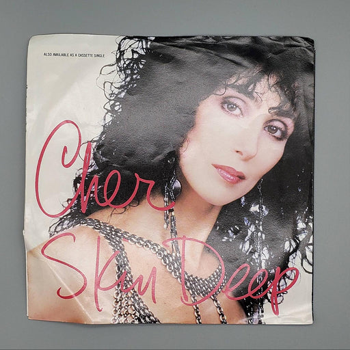 Cher Skin Deep Single Record Geffen 1988 7-27894 1