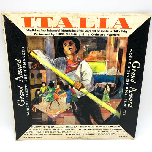 Luigi Chianti Italia Record 33 RPM LP G.A.33-384 Grand Award Record 1958 1
