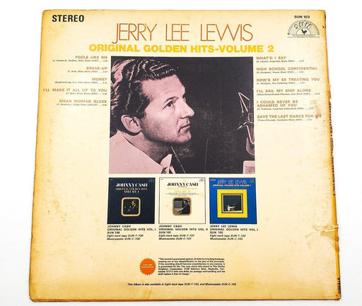 Jerry Lee Lewis Original Golden Hits - Volume 2 33 RPM LP Record Sun 1969 2