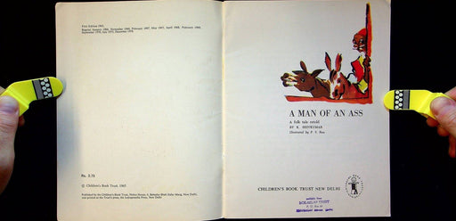 A Man Of An Ass Folk-Tale Retold Kerala K. Shivkumar 1978 Childrens Book Trust 2