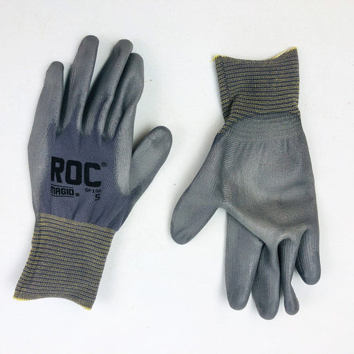 3 Pair Palm Coated Work Gloves Extra Small XS Polyurethane PU Nylon Shell 15 Gau 3