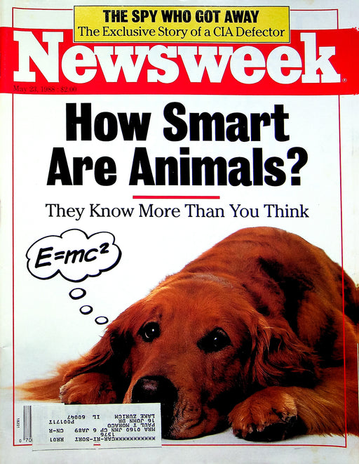 Newsweek Magazine May 23 1988 CIA Defector Espionage Russia KGB Interview 1