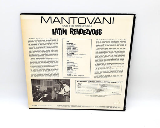 Mantovani And His Orchestra Latin Rendezvous 33 RPM LP Record London 1963 PS 295 2