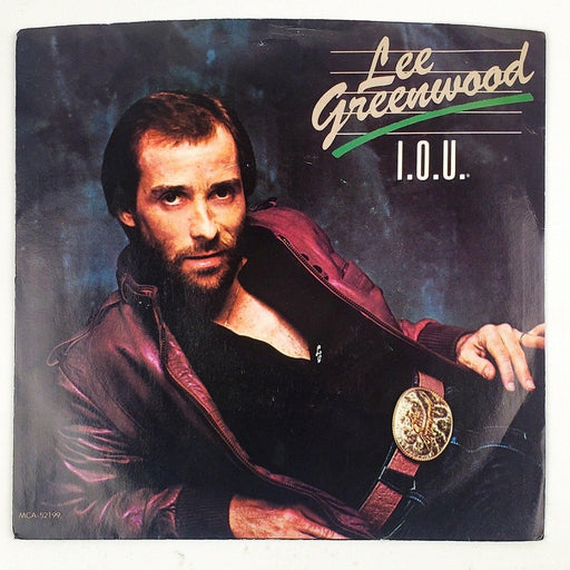 Lee Greenwood IOU Record 45 RPM Single MCA-13897 MCA Records 1983 1