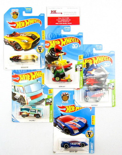 Hot Wheels RRRoadster 234 Quick n' Sik 235 Chill Mill 94 Lot of 5 NEW 1