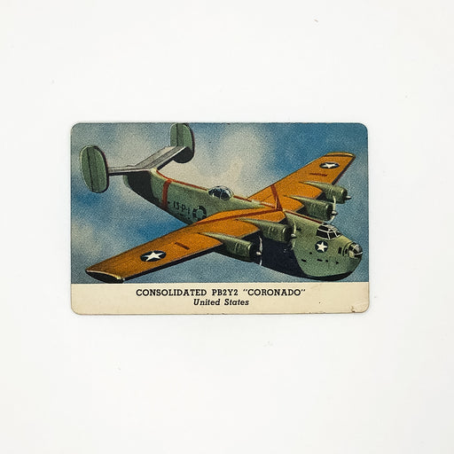 1940s Leaf Card-O Aeroplanes Card Consolidated PB2Y2 Coronado Series C US WW2 2