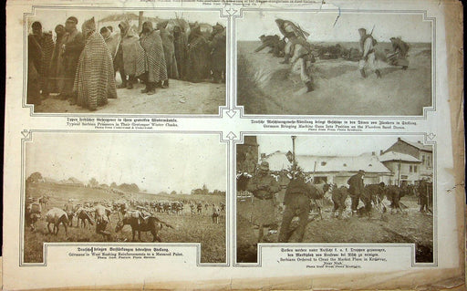 1916 Deutfches Journal German American Newspaper March 12 Serbian Prisoners 2