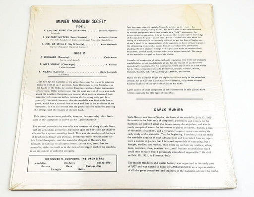 Munier Mandolin And Guitar Orchestra Classic Concert 33 RPM LP Record 2