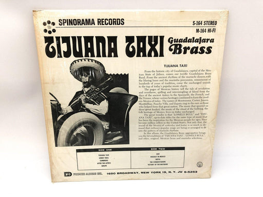 Guadalajara Brass Tijuana Taxi Record 33 RPM LP M-164 Spin-O-Rama 2