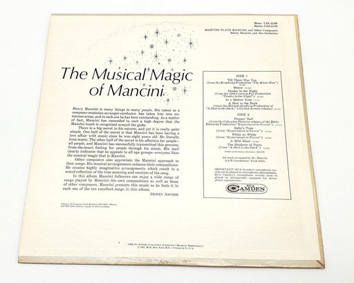 Henry Mancini Plays Mancini And Other Composers 33 RPM LP Record RCA 1967 2