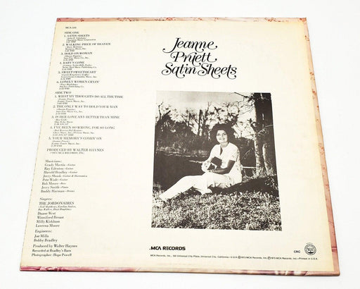 Jeanne Pruett Satin Sheets 33 RPM LP Record MCA Records 1973 MCA-338 2