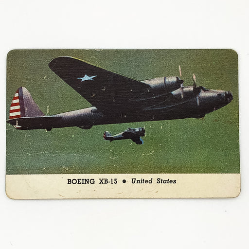 1940s Leaf Card-O Aeroplanes Card Boeing XB-15 Series B United States WW2 1