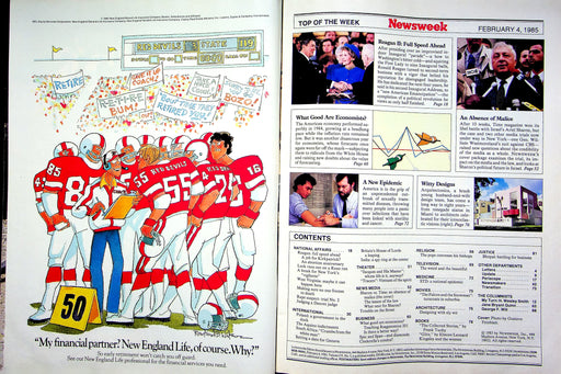 Newsweek Magazine February 4 1985 Economists Faulty Forecasts Israel Media Trial 2