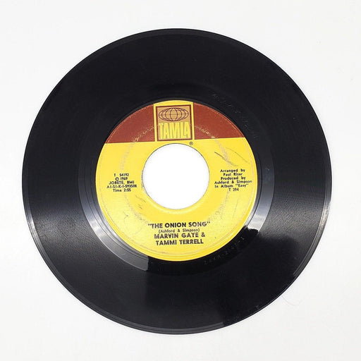 Marvin Gaye & Tammi Terrell The Onion Song 45 RPM Single Record Tamla 1969 1