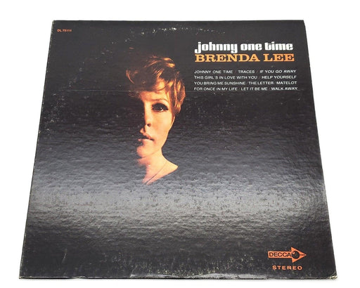 Brenda Lee Johnny One Time 33 RPM LP Record Decca 1969 DL 75111 1