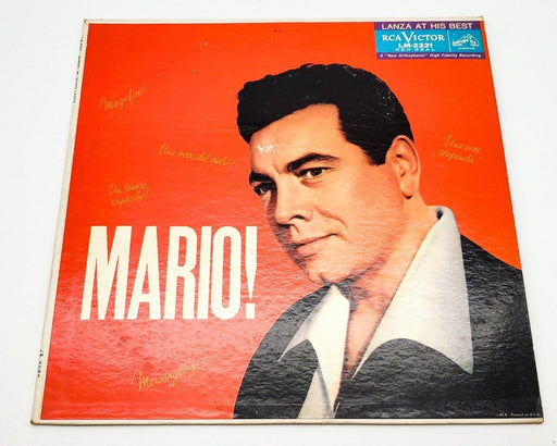 Mario Lanza Mario! 33 RPM LP Record RCA Victor Red Seal 1959 LM-2331 1