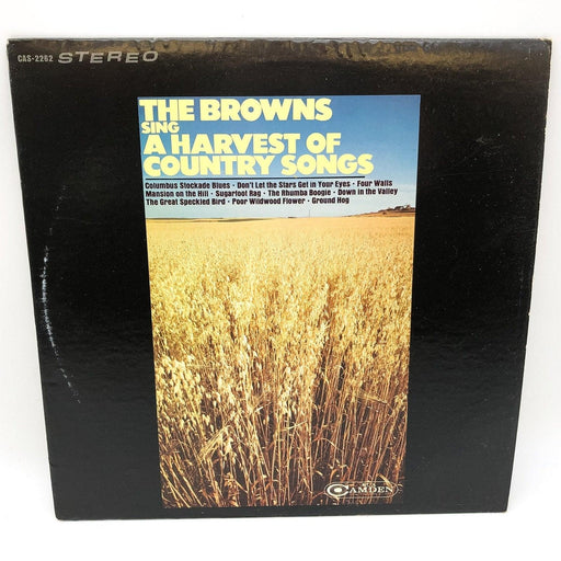 The Browns Sing a Harvest of Country Songs Record 33 RPM LP CAS-2262 RCA 1968 1