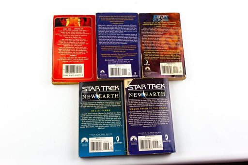 Star Trek Original Series Books: New Earth, Vulcan's Heart & More Lot Of 5 2